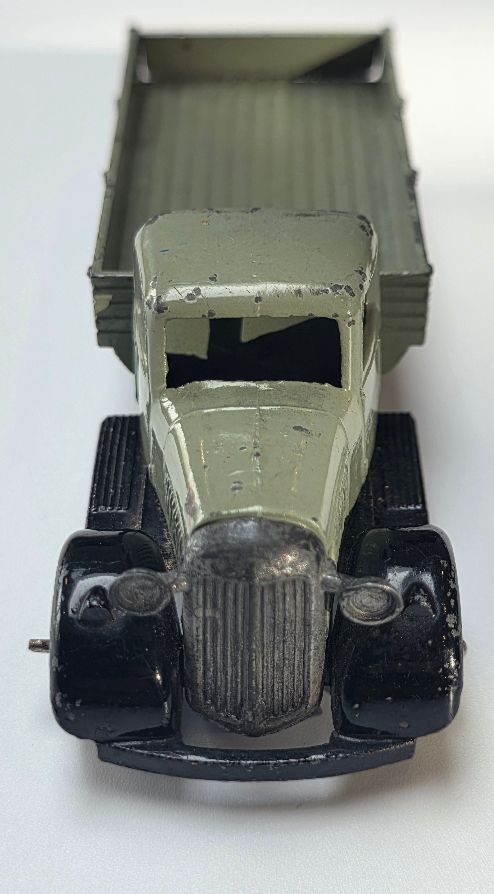 Dinky Toys 25e Tipping Wagon Original 1940s Grey (type 4)