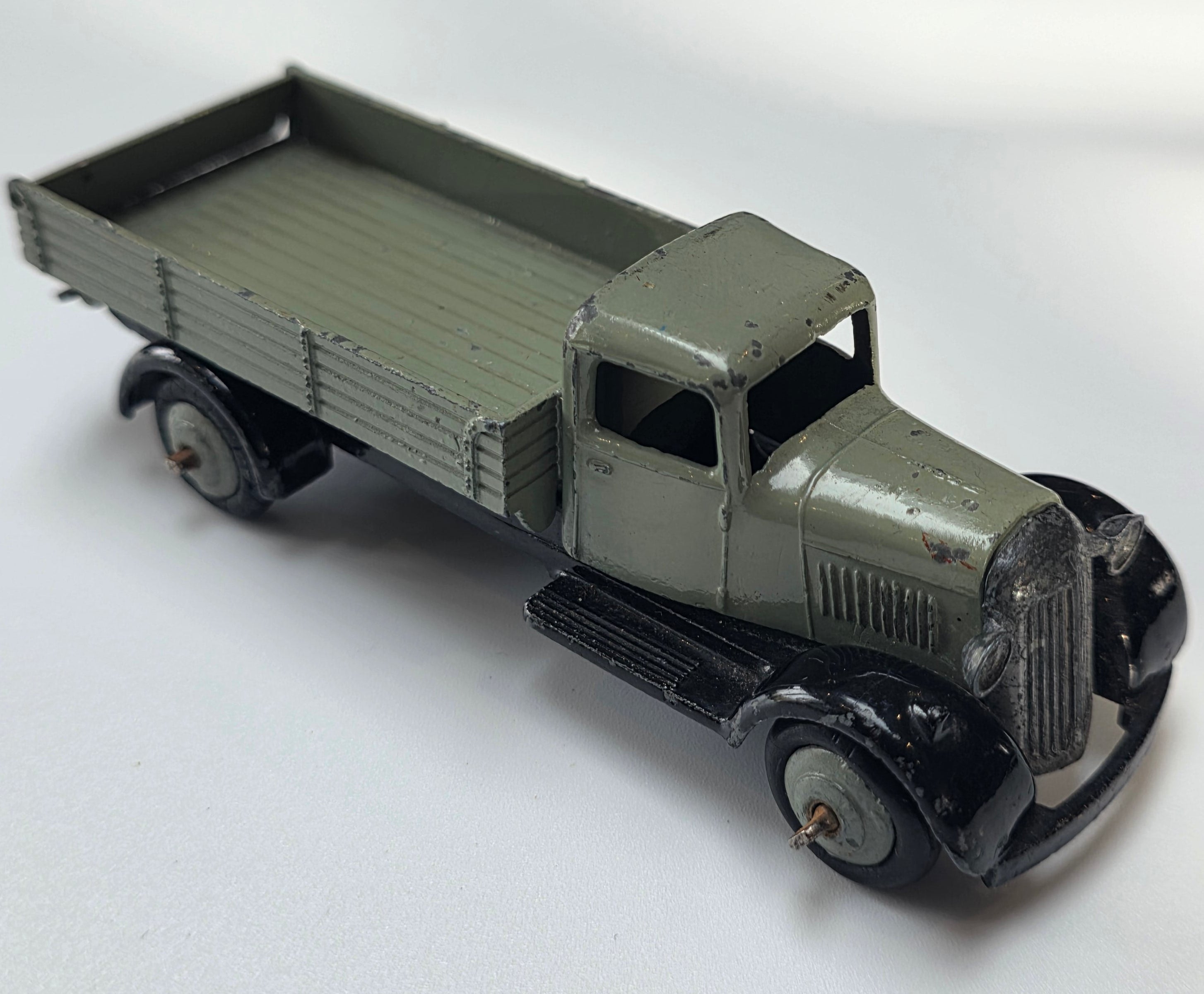 Dinky Toys 25e Tipping Wagon Original 1940s Grey (type 4)