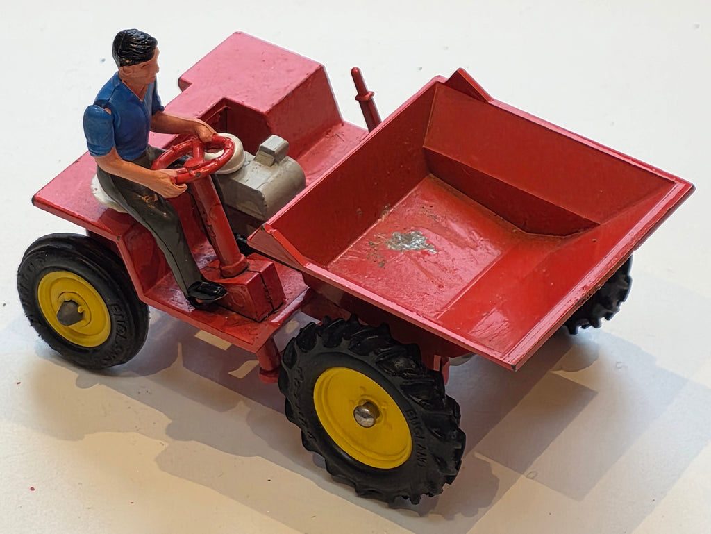 1960s Rare 1:32 Britains 9670 FARM WINGET 22.5 C.W.T. DUMP TIPPER SKIP TRUCK RED