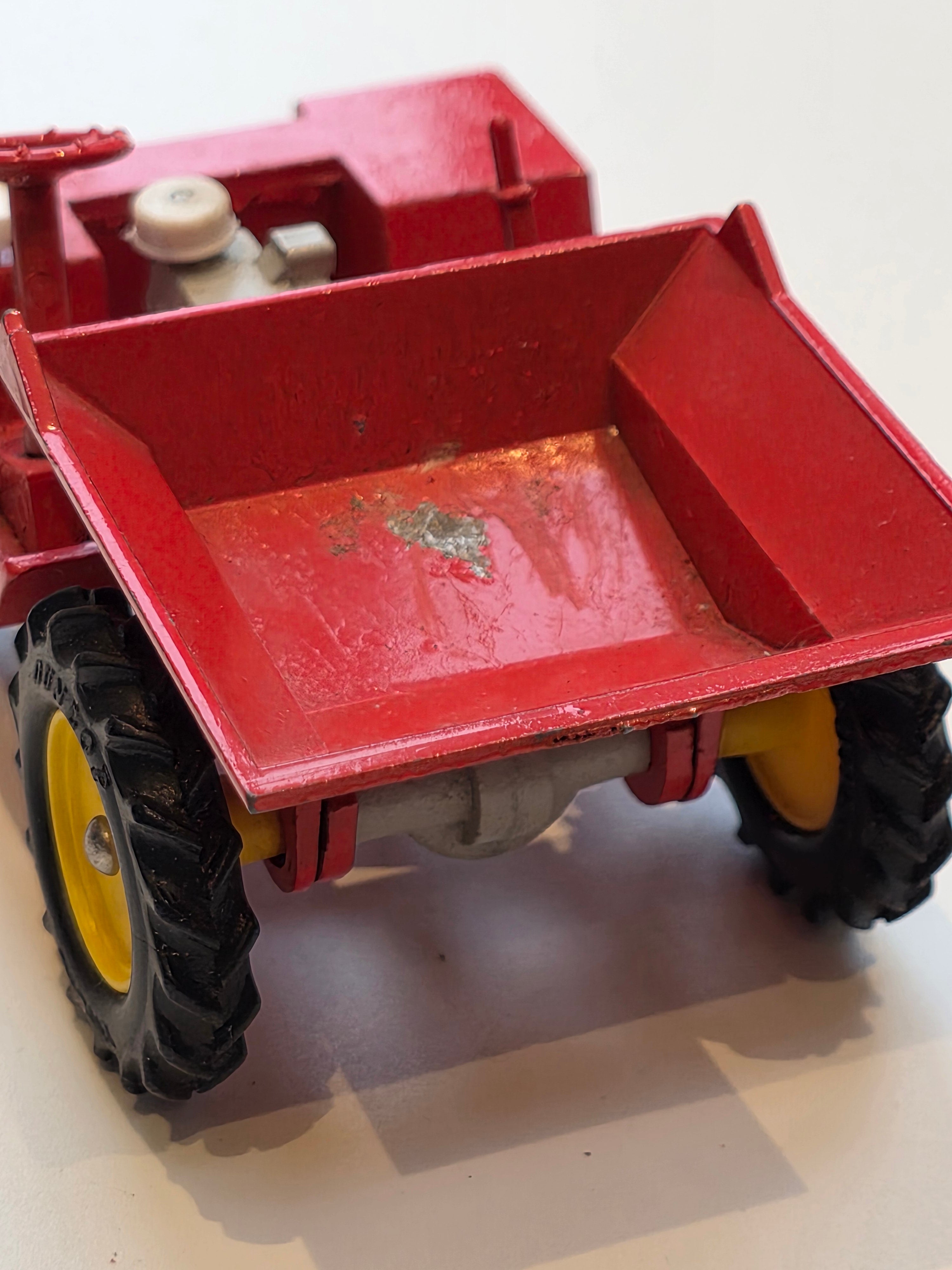 1960s Rare 1:32 Britains 9670 FARM WINGET 22.5 C.W.T. DUMP TIPPER SKIP TRUCK RED