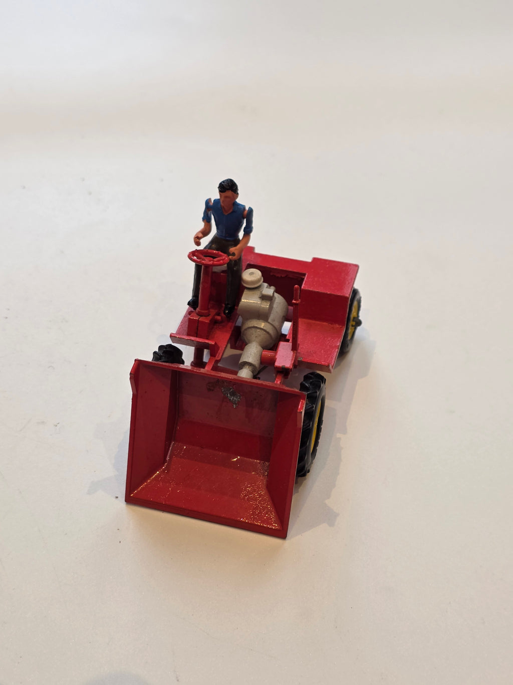 1960s Rare 1:32 Britains 9670 FARM WINGET 22.5 C.W.T. DUMP TIPPER SKIP TRUCK RED
