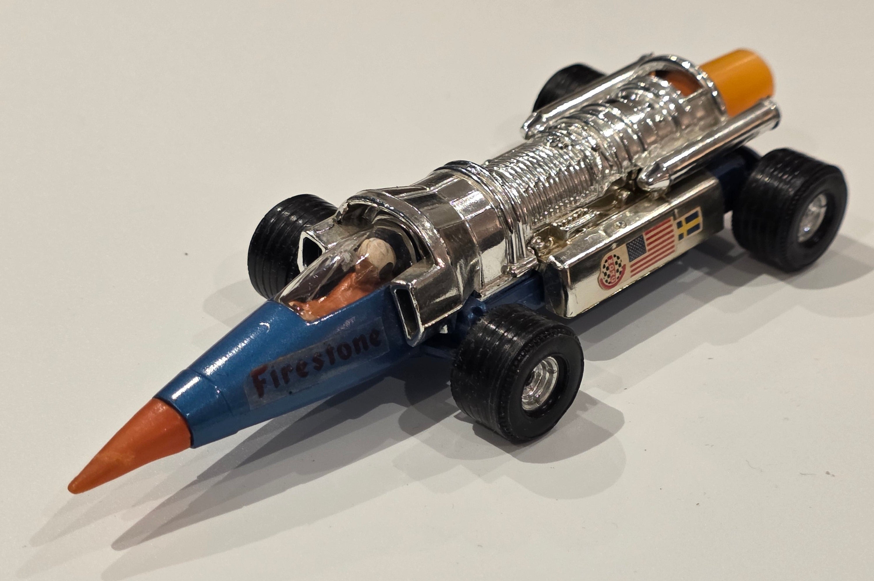 CORGI WHIZZWHEELS SILVER STREAK JET DRAGSTER VINTAGE CAR 1970s Original Excellent Condition