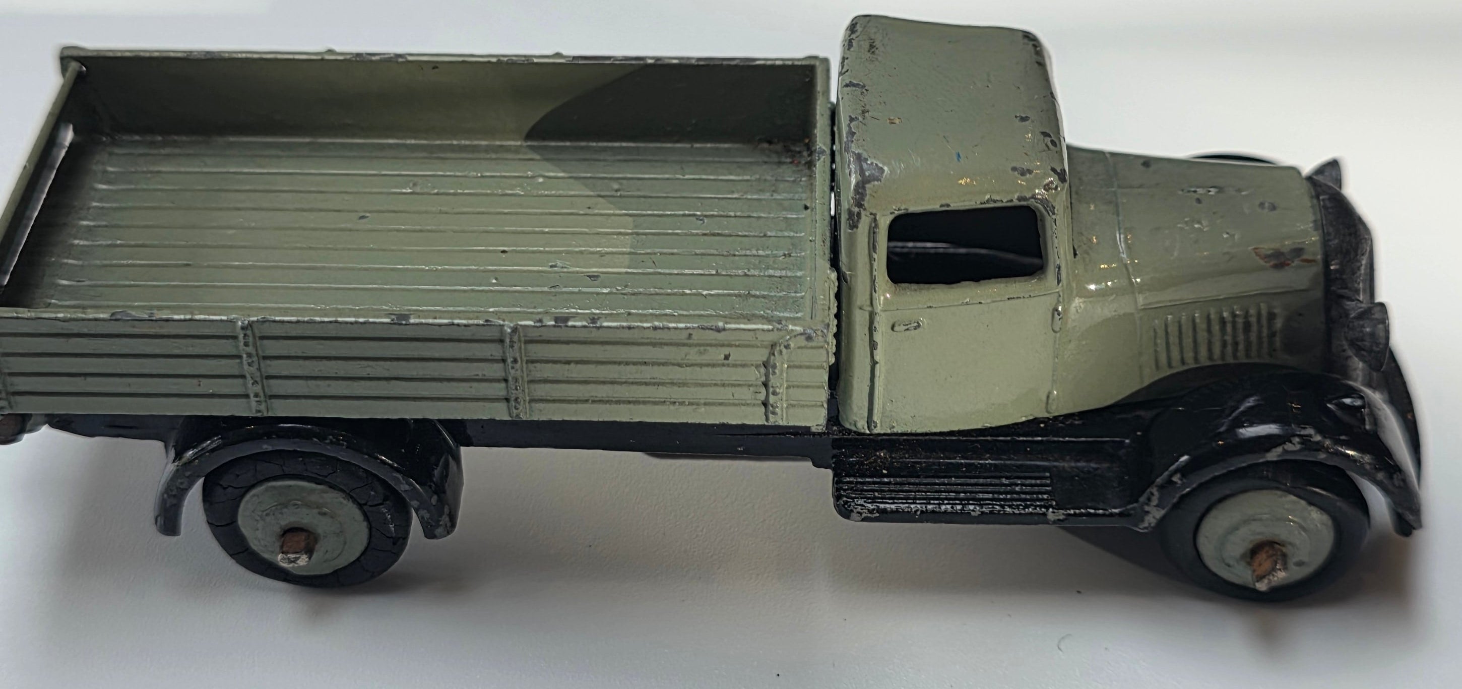 Dinky Toys 25e Tipping Wagon Original 1940s Grey (type 4)