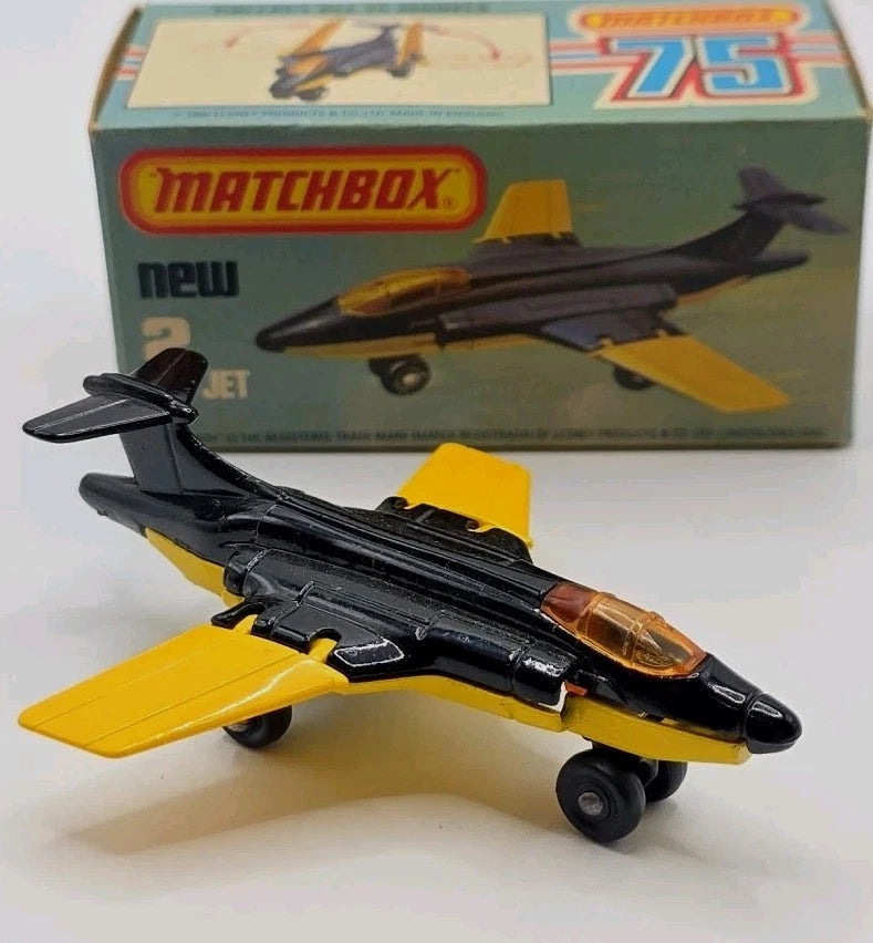 MATCHBOX SUPERFAST No 2 S-2 JET AEROPLANE Mint And Boxed 1980 Original