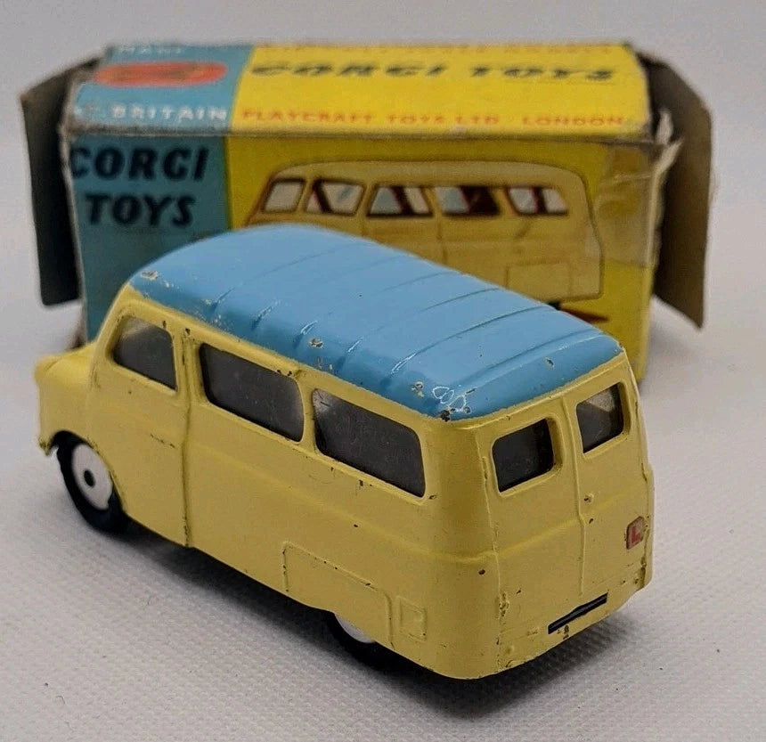 Corgi Toys 404 Bedford Dormobile Personnel Carrier Rare Original Condition Boxed