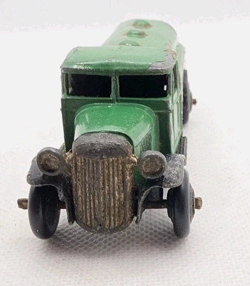 Dinky/Meccano 1950's Petrol Tanker Green Good Playworn Original Condition