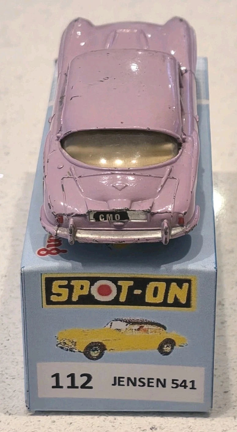 Spot On JENSEN 541 No 112 Vintage Rare Lilac 1:42 Scale model Original 1960