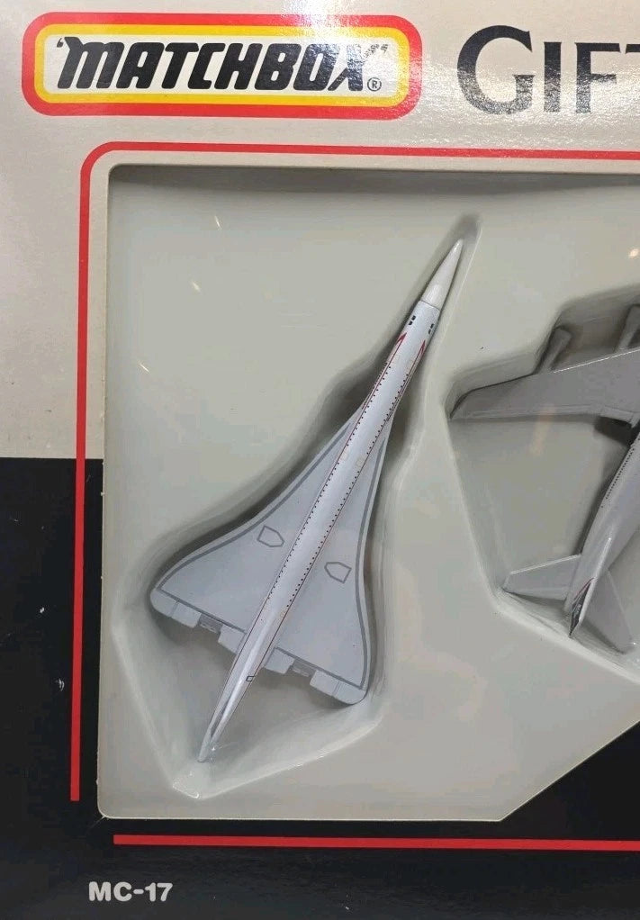 Matchbox Diecast Aeroplane & Car Gift Set MC-17 British Airways Mint Boxed 1990