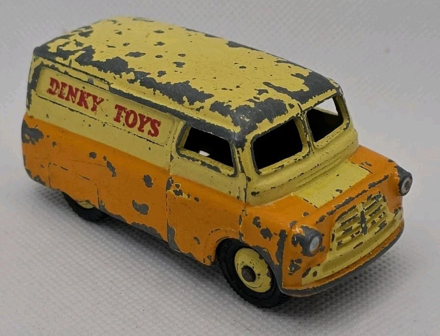 Dinky Toys Bedford “Dinky Toys” Van 1950s Rare Model Playworn Original