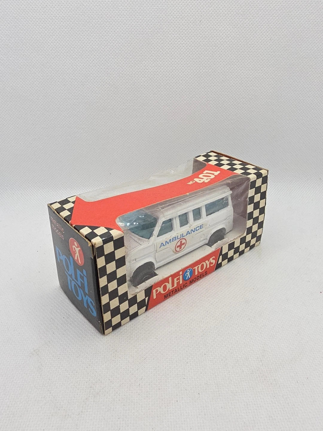 Polfi Toys No 401 Ambulance MIB Made In Greece 1980s Rare