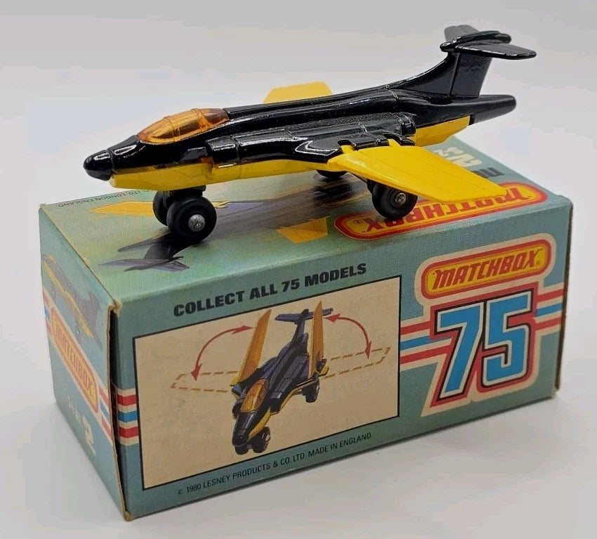 MATCHBOX SUPERFAST No 2 S-2 JET AEROPLANE Mint And Boxed 1980 Original