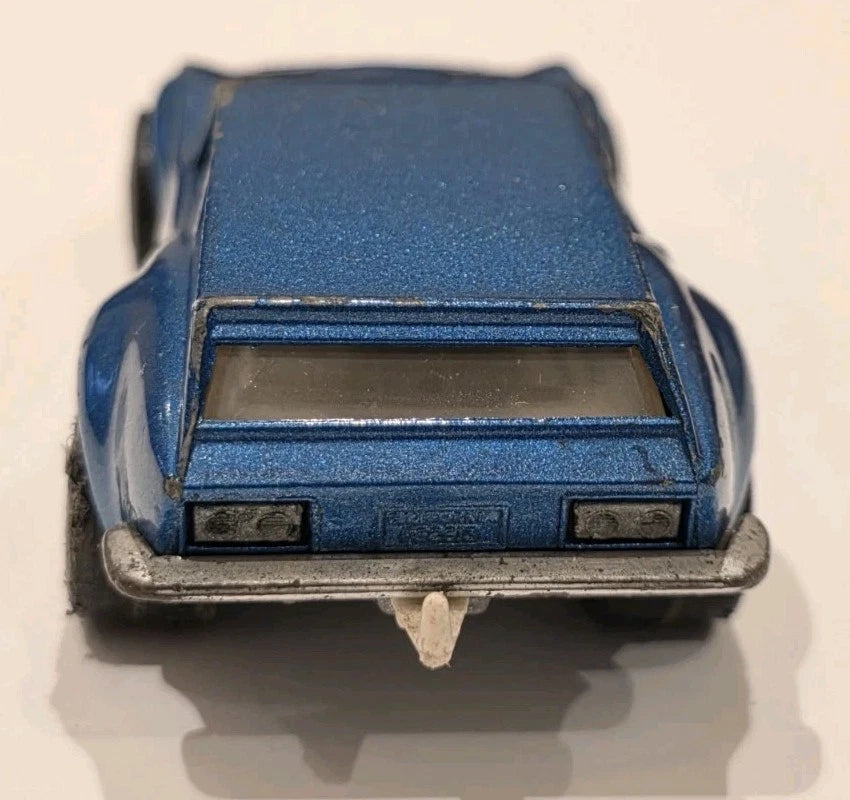 Matchbox Vintage 1975 Superkings K-55 Corvette Caper Cart Blue Car Good Cond