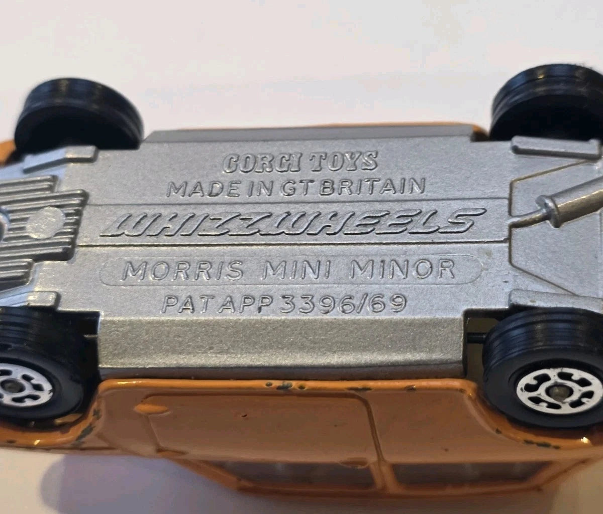 Corgi Morris Mini Minor Whizzwheels Orange Rare 70s Model Vgc Unboxed Original